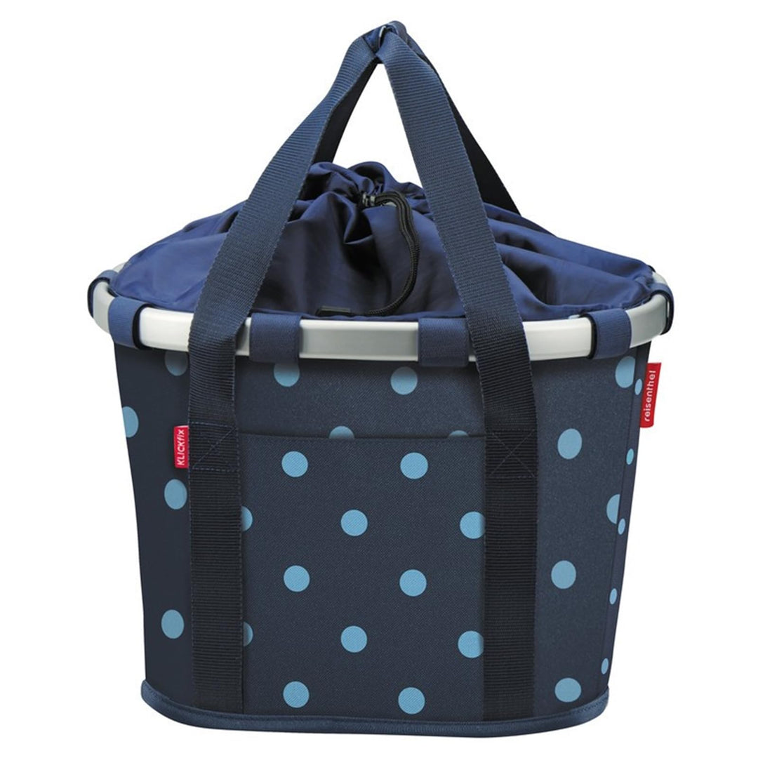 KlickFix Unisex – Erwachsene Tasche 35x28x26cm Mixed Dots Blue, 35x28x26cm Mixed Dots Blue