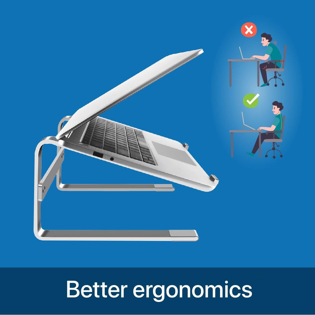 MMOBIEL Laptop Stand Grosser - Laptop Ständer 10 bis 18 Zoll - Laptophalterung Universal - Laptopstä