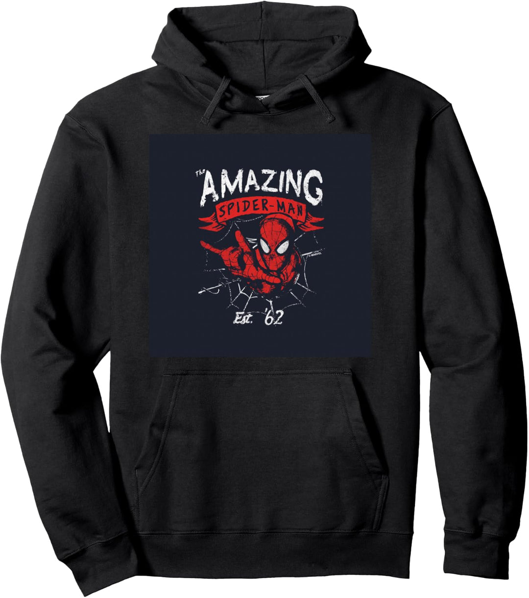 Marvel The Amazing Spider-Man Grunge Pullover Hoodie
