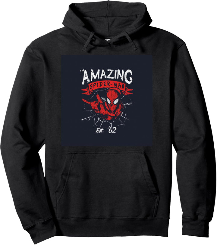 Marvel The Amazing Spider-Man Grunge Pullover Hoodie