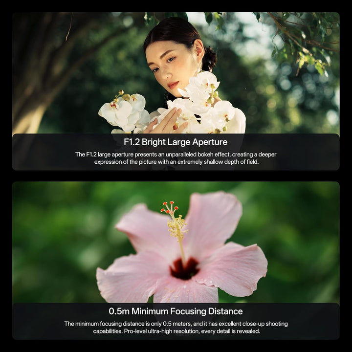 VILTROX AF 56mm F1.2 Pro XF-Objektiv für Fuji X-Mount, 56mm f/1.2 Weitwinkel-Autofokus-APS-C-Prime-O