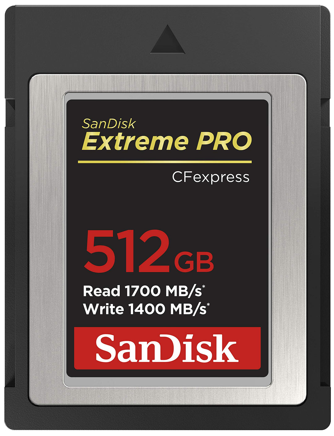 SanDisk Extreme Pro CFexpress-Speicherkarte Typ B 512 GB (1.700 MB/s Lesen, 1.400 MB/s Schreiben, Re