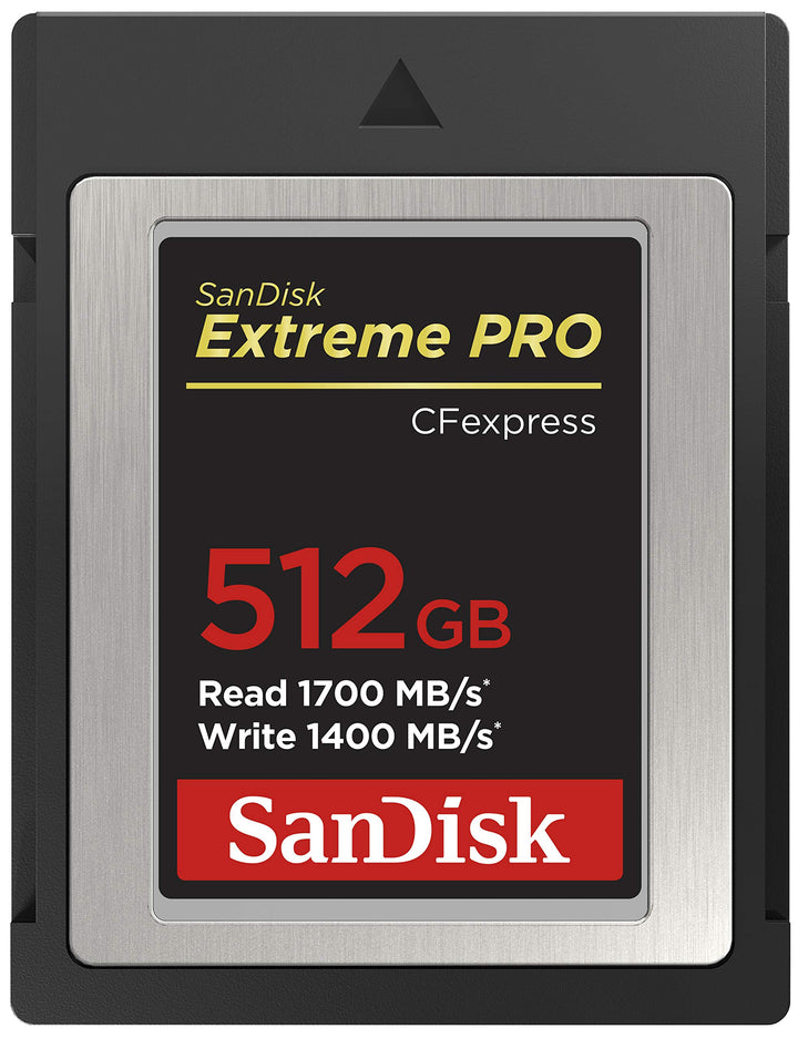 SanDisk Extreme PRO CFexpress Speicherkarte Typ B 512 GB (Lesegeschwindigkeiten bis 1700 MB/s, für R