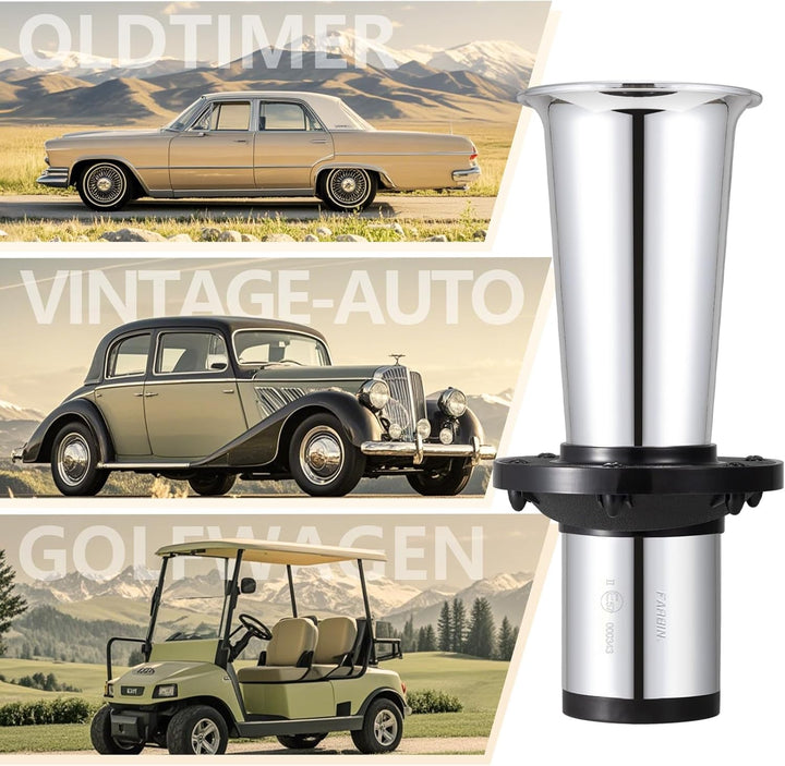 FARBIN Oldtimer Hupe 12V Ahooga Retro Hupe Kit Klassische Vintage Signalhorn Alte für Auto LKW Motor