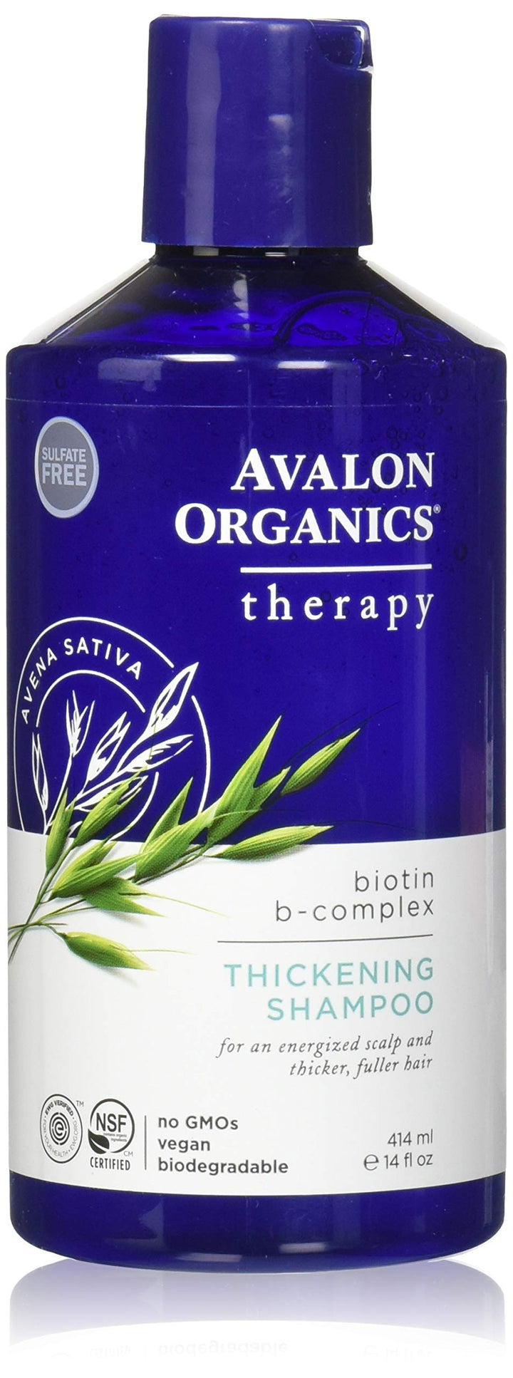 Avalon Organics Verdickungs-Shampoo Biotin B Complex – 414 ml (Verpackung kann variieren) 414 ml (1e