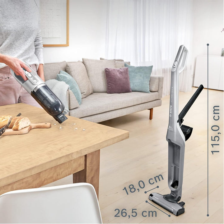 Bosch Akku-Staubsauger Flexxo 2in1 Serie 4 BBH3K2801, kabelloser Handstaubsauger, beutellos, hohe Sa