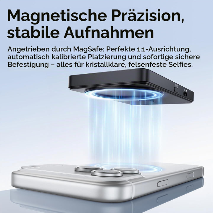 ULANZI VM1 Magnetischer Handy Selfie Monitor 3,97" IPS, 4K 60FPS Vlog Bildschirm, Magsafe Plug & Pla