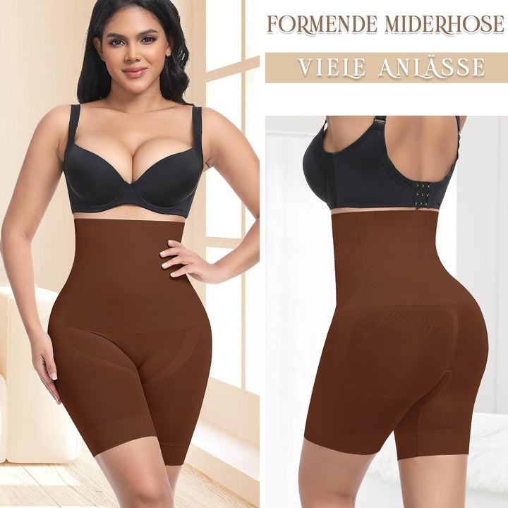 YARRCO Bauchweg Unterhose Damen Shapewear Miederhose Body Shaper Miederpants Hohe Taille Leggings Fi