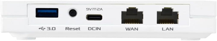 ASUS RT-AX57 Go AX3000 Dual Band WiFi 6 (802.11ax) Tragbarer Router, Unterstützung für MU-MIMO- und