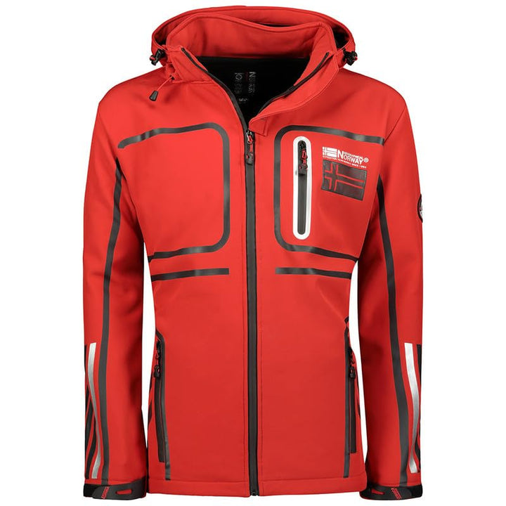Geographical Norway Romano Men - Softshelljacke Herren Wasserdicht atmungsaktiv Kapuze - Outdoor Man