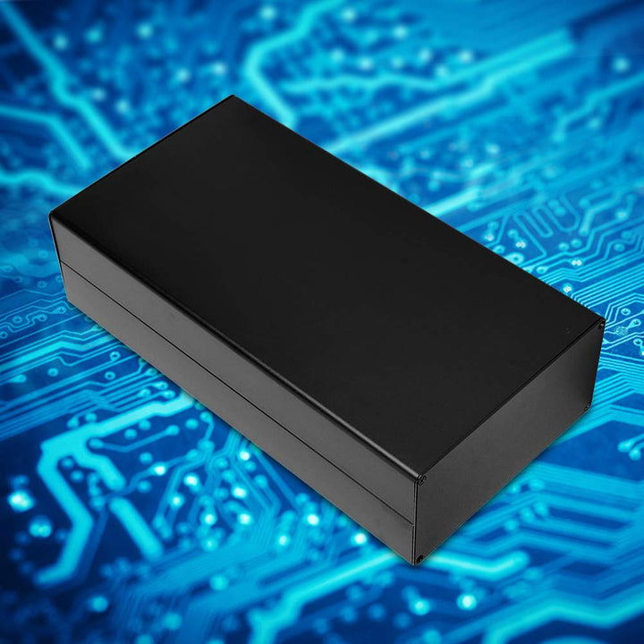 Aluminium-Projektbox, 80 x 160 x 300 mm Aluminiumgehäuse PCB-Anschlussdose Elektrisches Zubehör Sand