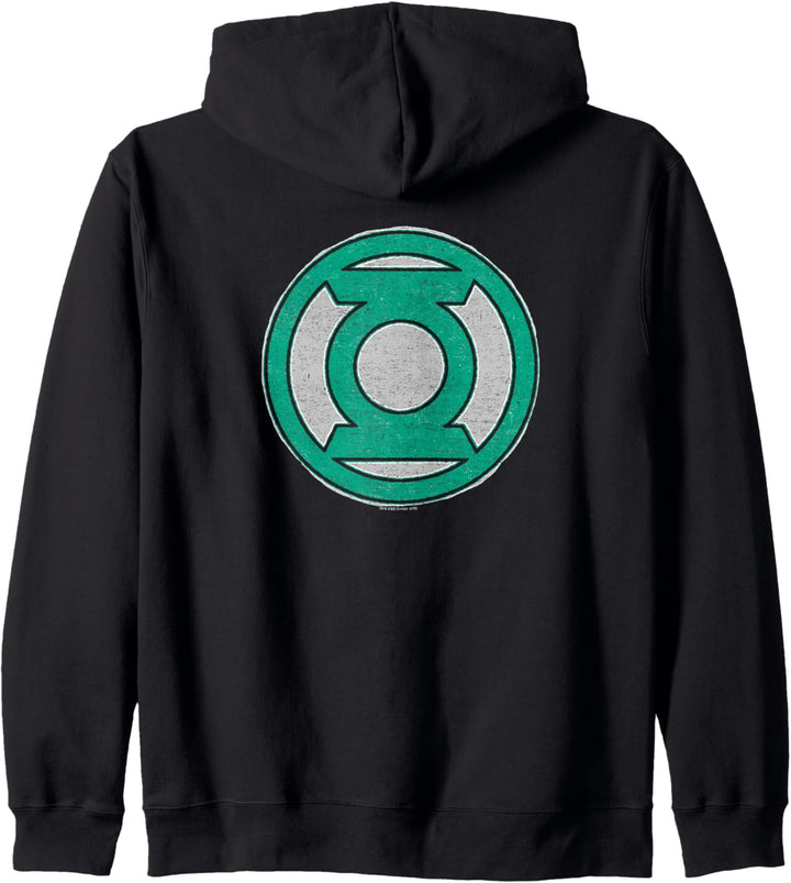 Green Lantern Hand Me Down Black Kapuzenjacke