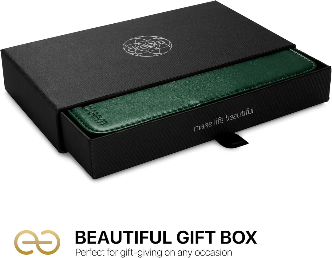 Dreem Fibonacci iPhone 14 Pro Max Brieftaschen-Etui / 2-in-1 stossfestes Etui und abnehmbares Folio