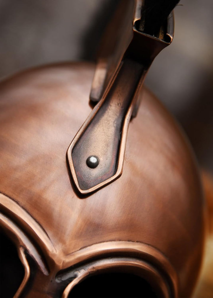 Griechischer Helm aus Troja mit Helmbusch - Antike - Griechenö