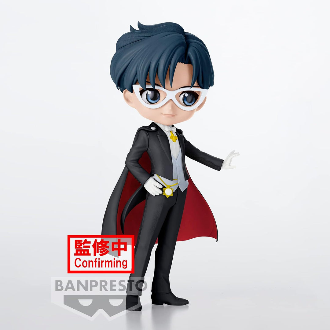 BANPRESTO Sailor Moon Cosmos - Tuxedo Mask - Q Posket 14cm Smoking-maske (Ver. A), Smoking-maske (Ve