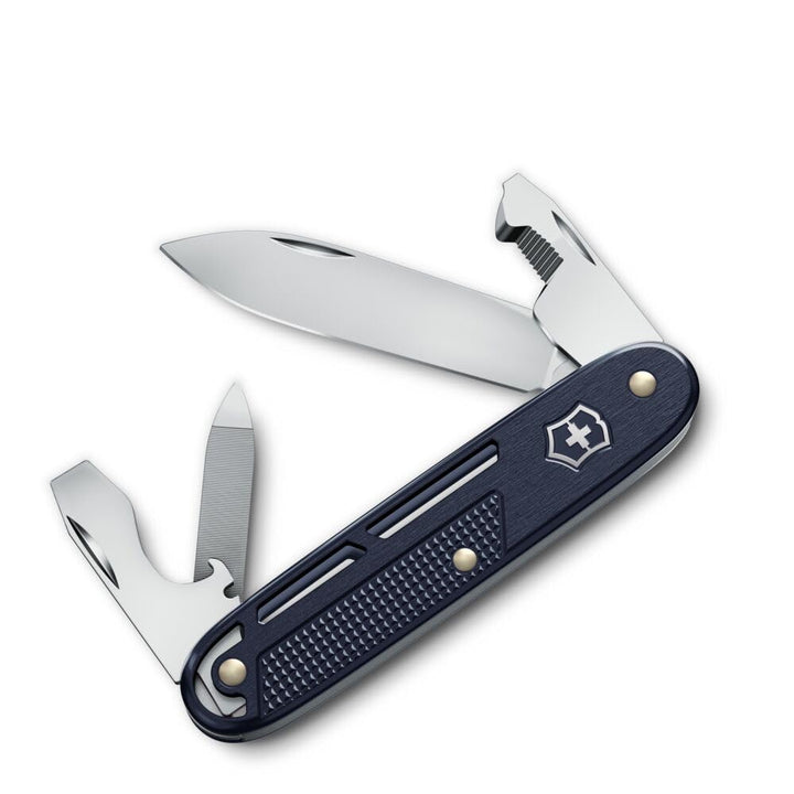 Victorinox Taschenmesser Synergy Alox, Multitool, 9 Funktionen, Inkl. Klinge, Paketöffner, Schrauben