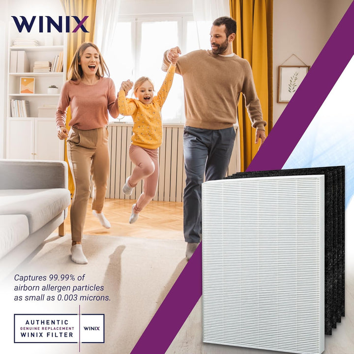 Winix 115115 Ersatzfilter A für C535, 5300-2, P300, 5300, 4 Stück (1er Pack), Filter A
