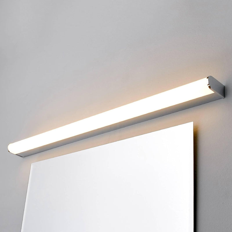 Lindby LED Spiegelleuchte 88cm, IP44, Wandlampe Badezimmer 220V, Badleuchte Wandleuchte warmweiss 3.