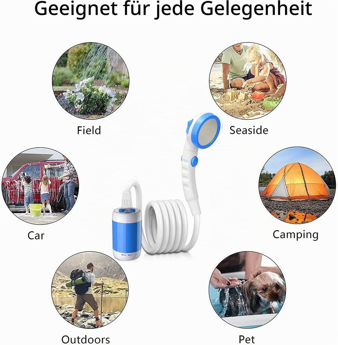 Laserbeak Tragbare Dusche Camping Aussendusche Elektrische Handbrause Elektrische Dusche Camping Ein