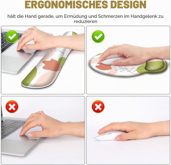 Gaming-Mauspad, grosse Schreibtischunterlage, niedlicher Schreibtischunterlage, 4-in-1-Mauspad, XXL-
