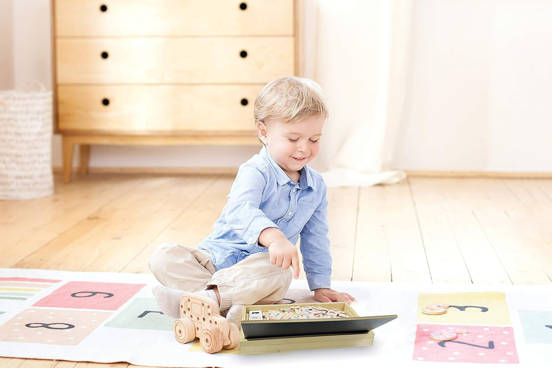 Lexibook Bio Toys Wortschule, zweisprachig, Italienisch/Englisch, 50 Karten, Alphabet