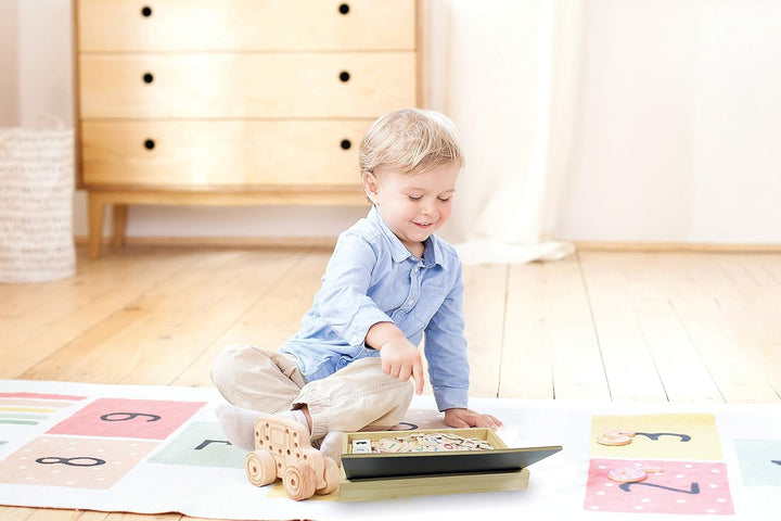 Lexibook Bio Toys Wortschule, zweisprachig, Italienisch/Englisch, 50 Karten, Alphabet