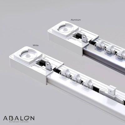 ABALON Motorisierte Vorhangschiene mit Fernbedienung (Not Wifi), 1-4 Meter, Aluminium, elektrische v