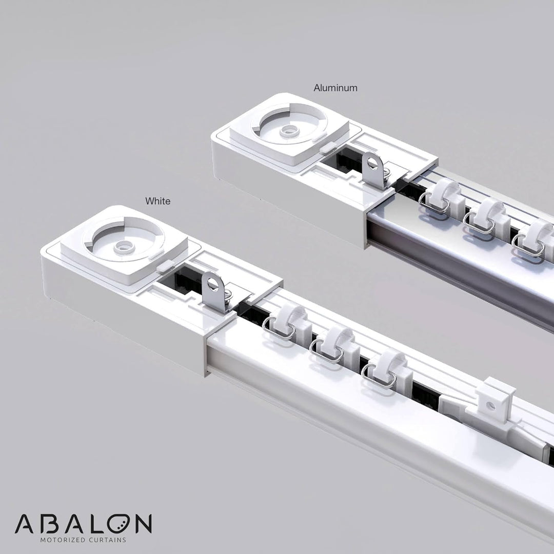 ABALON Motorisierte Vorhangschiene mit Fernbedienung (Not Wifi), 1-8 Meter, Aluminium, elektrische v