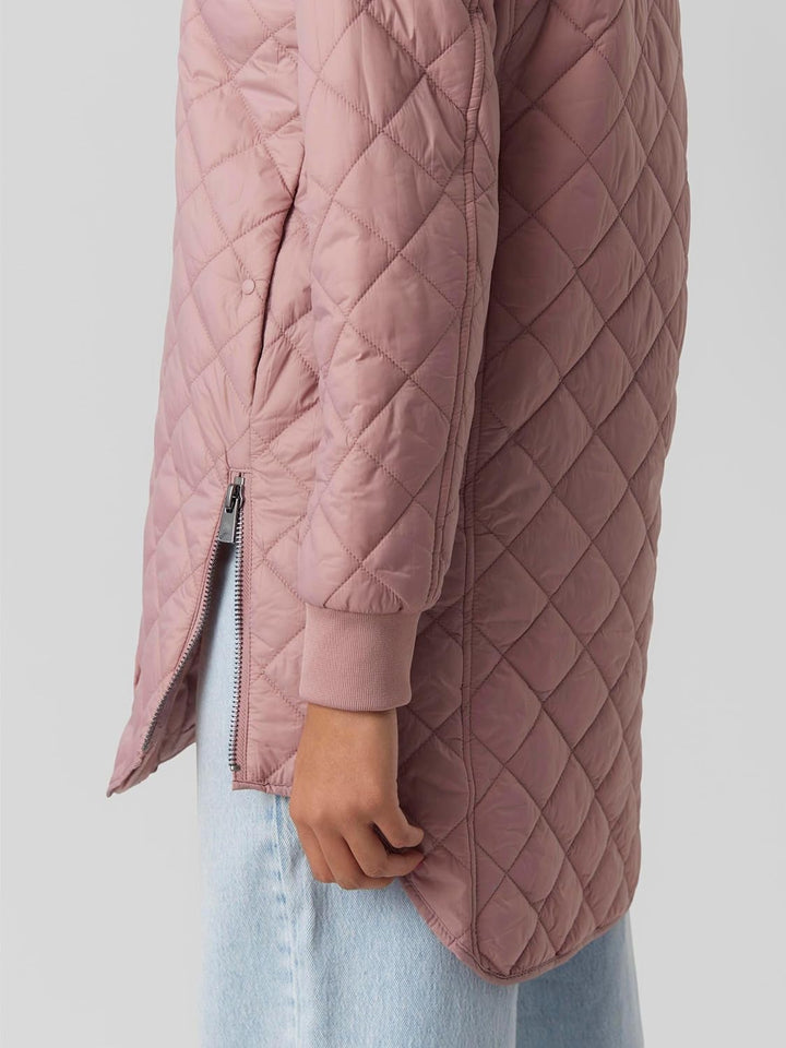 Vero Moda Female Steppjacke VMHAYLE Mantel XS Nostalgia Rose, XS Nostalgia Rose