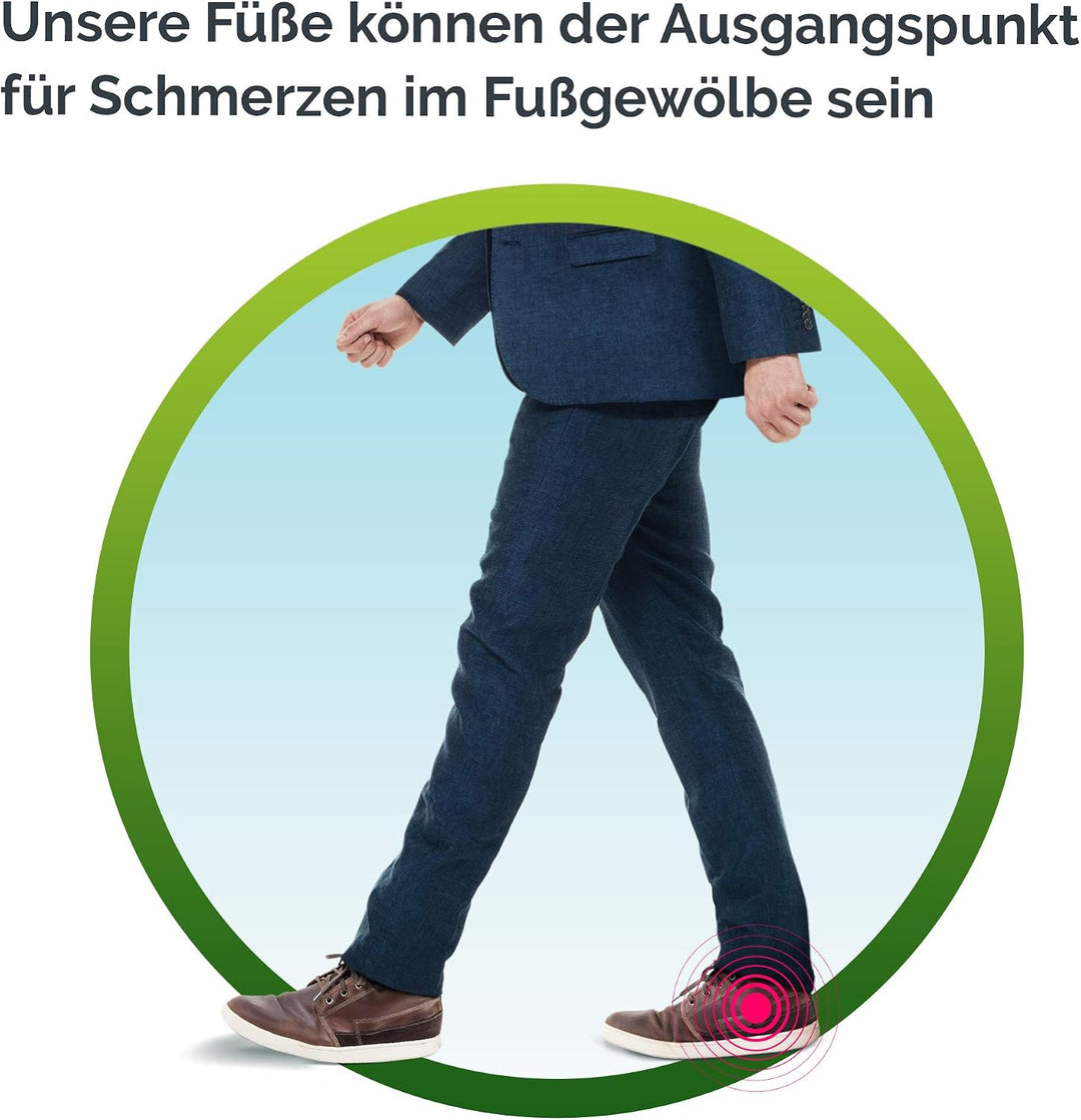 Scholl InBalance Einlegesohlen für Schuhe in Grösse 42.5-45 – Sohlen bei Schmerzen im Fussgewölbe –