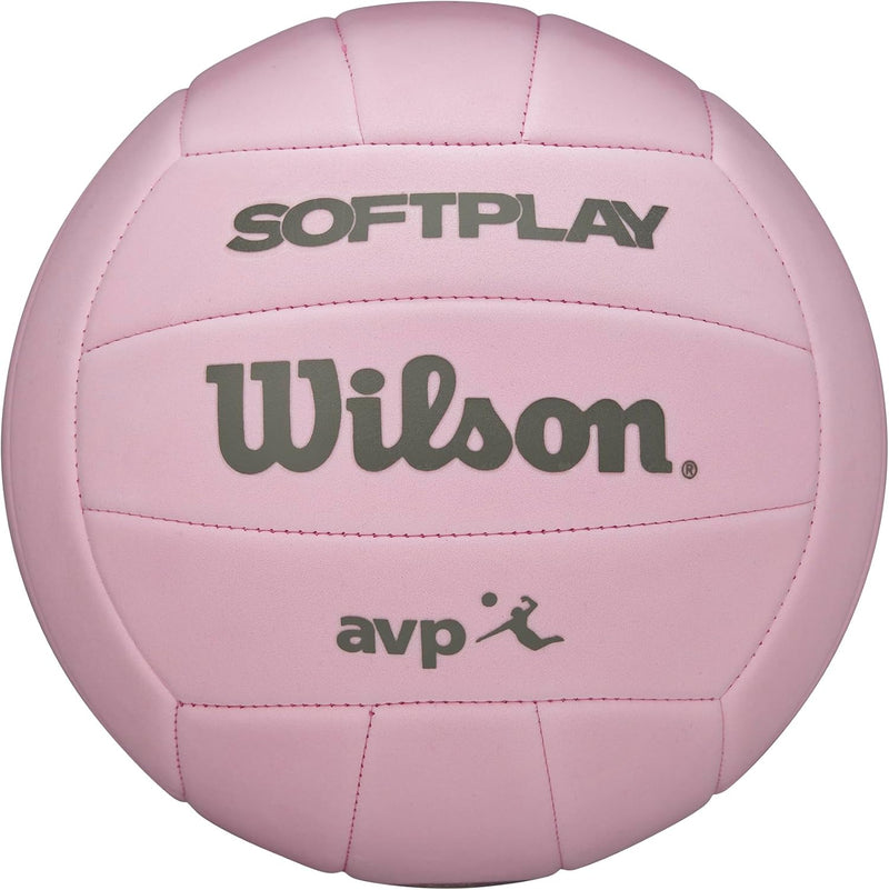 Wilson Super Soft Play Outdoor Recreation Volleyballs - Official Size Rosa, Rosa