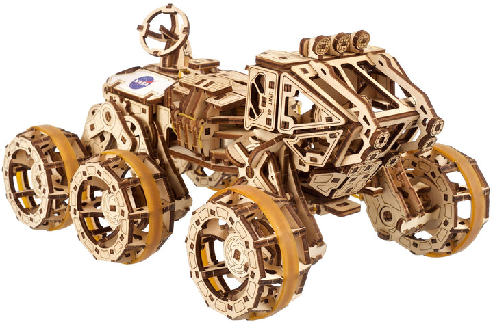 UGEARS Bemannter Mars Rover - Modellbausatz Erwachsene - 3D Holzpuzzle Mars Rover - Modellbau Holzba