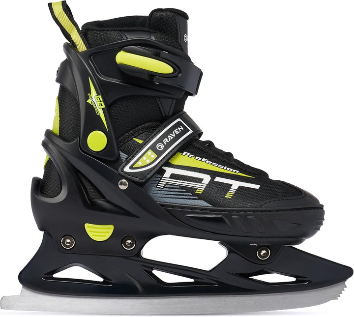4in1 Inlineskates/Triskates/Rollschuhe/Schlittschuhe Raven Profession Black/Lime 35-39 (23cm-25,5cm)