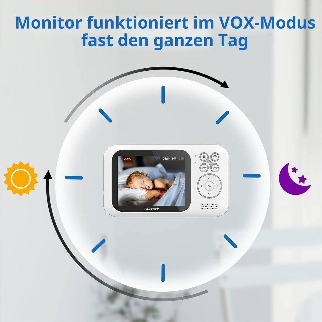 Babyphone mit Kamera, TakTark Babyfon mit Kamera 3.2&