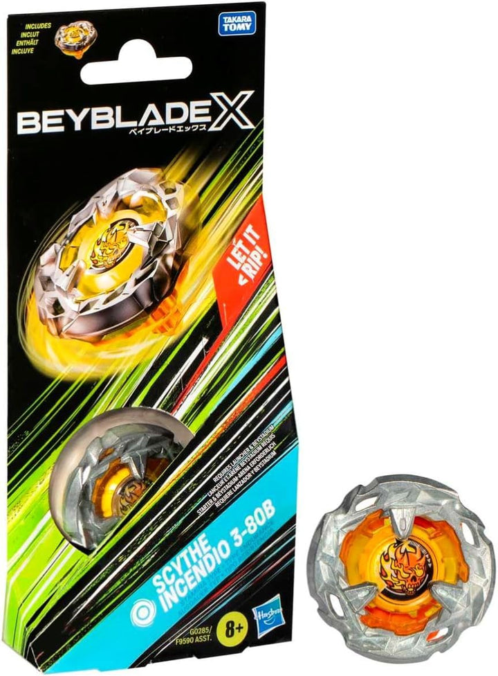 Beyblade X Scythe Incendio 3-80B Kreisel Booster Pack