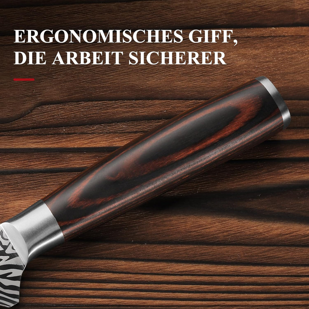 Sunnecko Filetiermesser 18CM Profi Küchenmesser - Ultra Scharfe Messer für Schneiden, Fischmesser Au