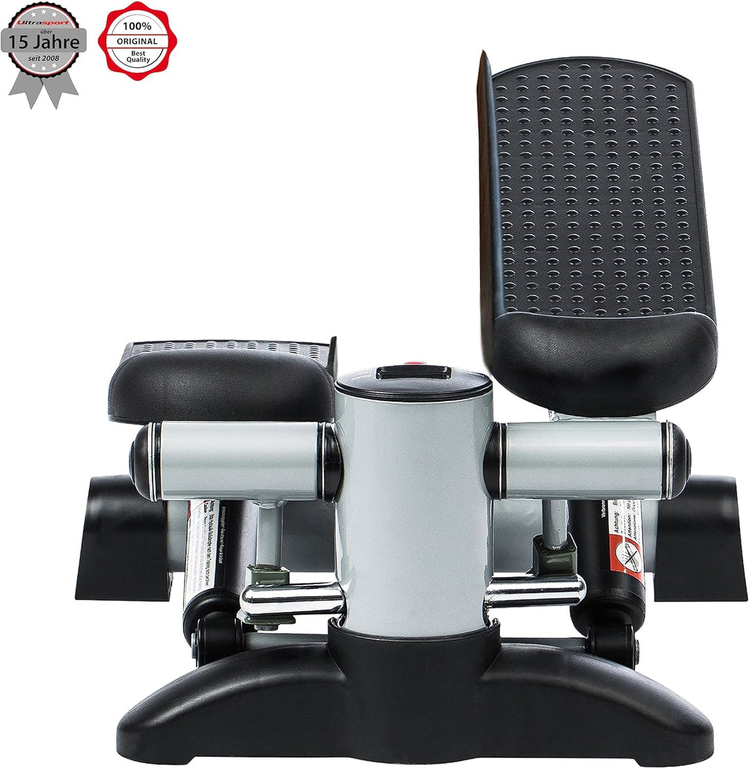 Ultrasport Swing Stepper, Up-Down Stepper, Stepper mit oder ohne Trainingsbänder, Ganzheitliches Sch