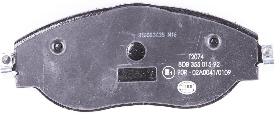 HELLA PAGID 8DB 355 015-921 Bremsbelagsatz - T2074 - Dicke/Stärke: 20mm - Bremssystem: TRW - mit int