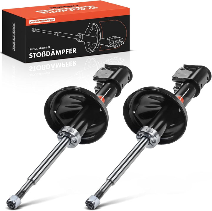 Frankberg 2x Federbein Stossdämpfer Gasdruck Vorne für Clio II BB, CB SB0/1/2 Schrägheck Kasten 1.1L