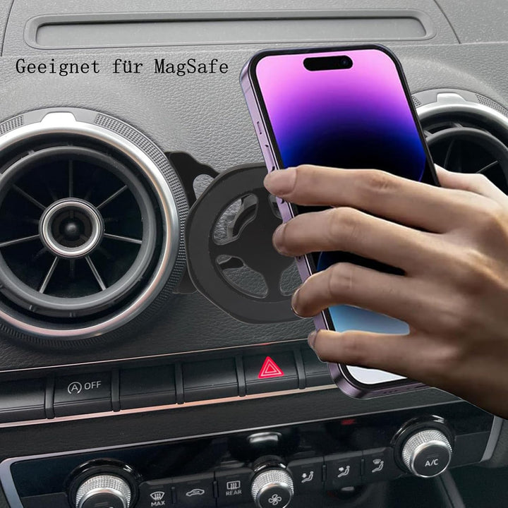 Auto Handyhalterung kompatibel Audi A3 8V und Audi S3 8V geeignet für MagSafe Smartphone und GPS mit