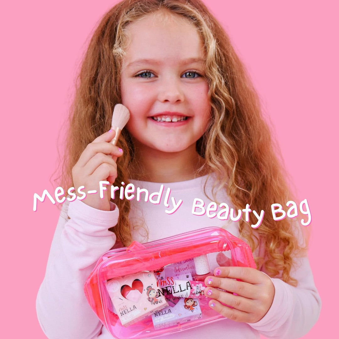 MISS NELLA Kosmetiktasche, Girly Mädchen Kosmetikartikel. Perfekt für Ihre kleine Prinzessin, spiele