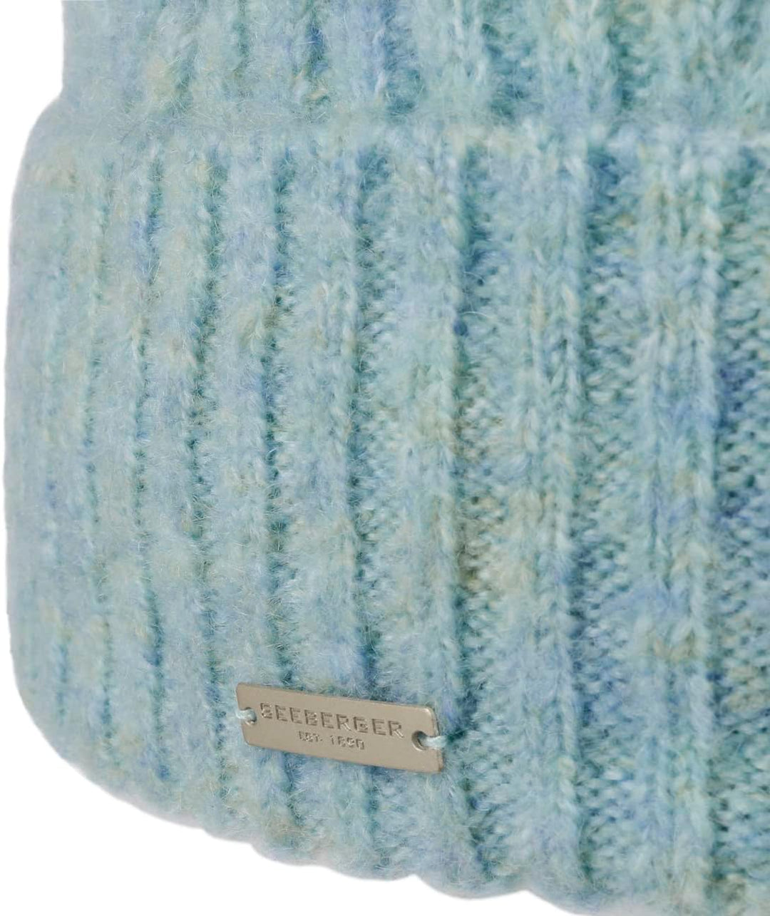 Seeberger Dernica Umschlagmütze Strickmütze Wintermütze Damenmütze (One Size - mint)