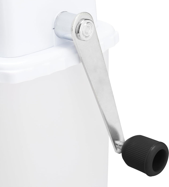 Relaxdays Eiscrusher, manuelle Eismühle, mit Handkurbel, Barzubehör, Crushed Ice für Cocktails, Long