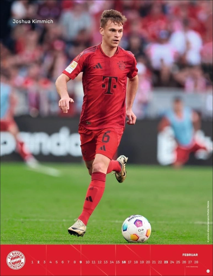 FC Bayern München Posterkalender 2025: Wandkalender mit den besten Spielerfotos des FC Bayern. Tolle