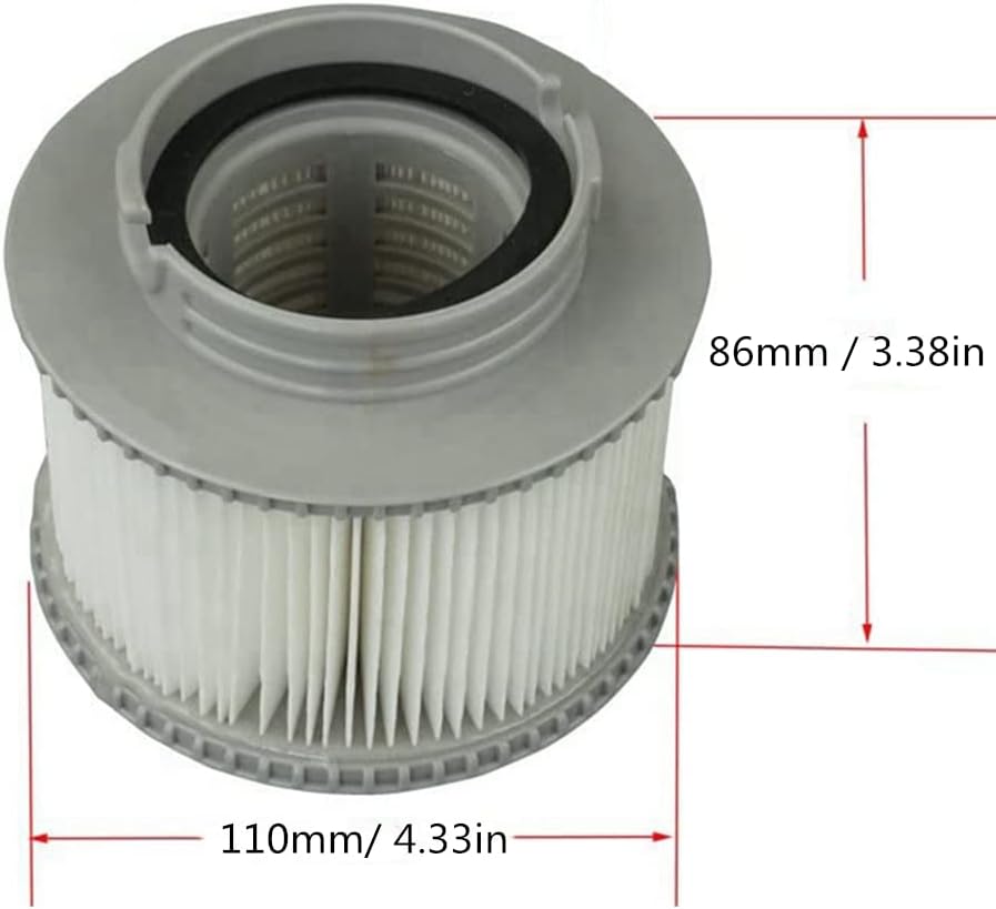 Mscomft Replacement Filter Cartridges for MSPA Bubble Spa Hot Tubs (Upgraded Version 2020 for MSPA A