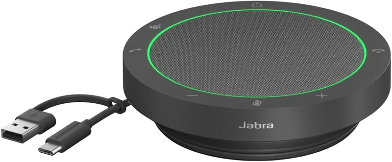 Jabra Speak2 40 tragbare Freisprechlösung, 4 Mikrofone mit Geräuschunterdrückung, 50 mm Breitband-La