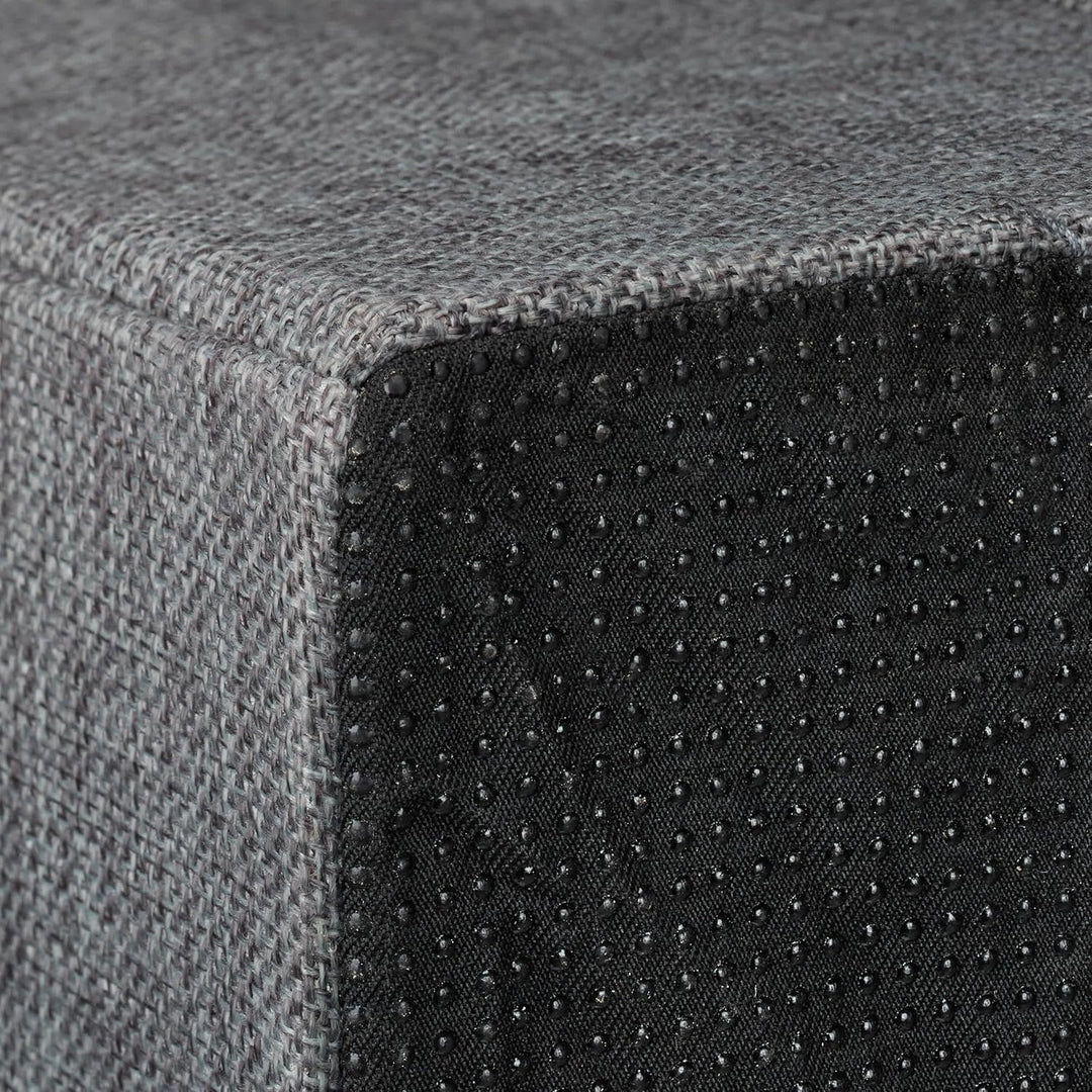 Relaxdays Hundetreppe, 3 Stufen, mit Stauraum, Hunde & Katzen, HxBxT: 39 x 40 x 49 cm, Faltbare Tier