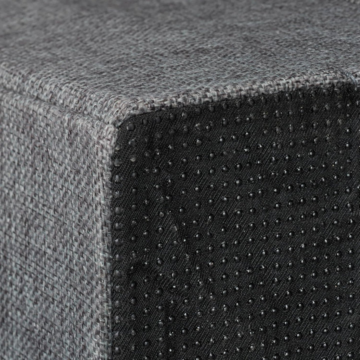 Relaxdays Hundetreppe, 3 Stufen, mit Stauraum, Hunde & Katzen, HxBxT: 39 x 40 x 49 cm, Faltbare Tier