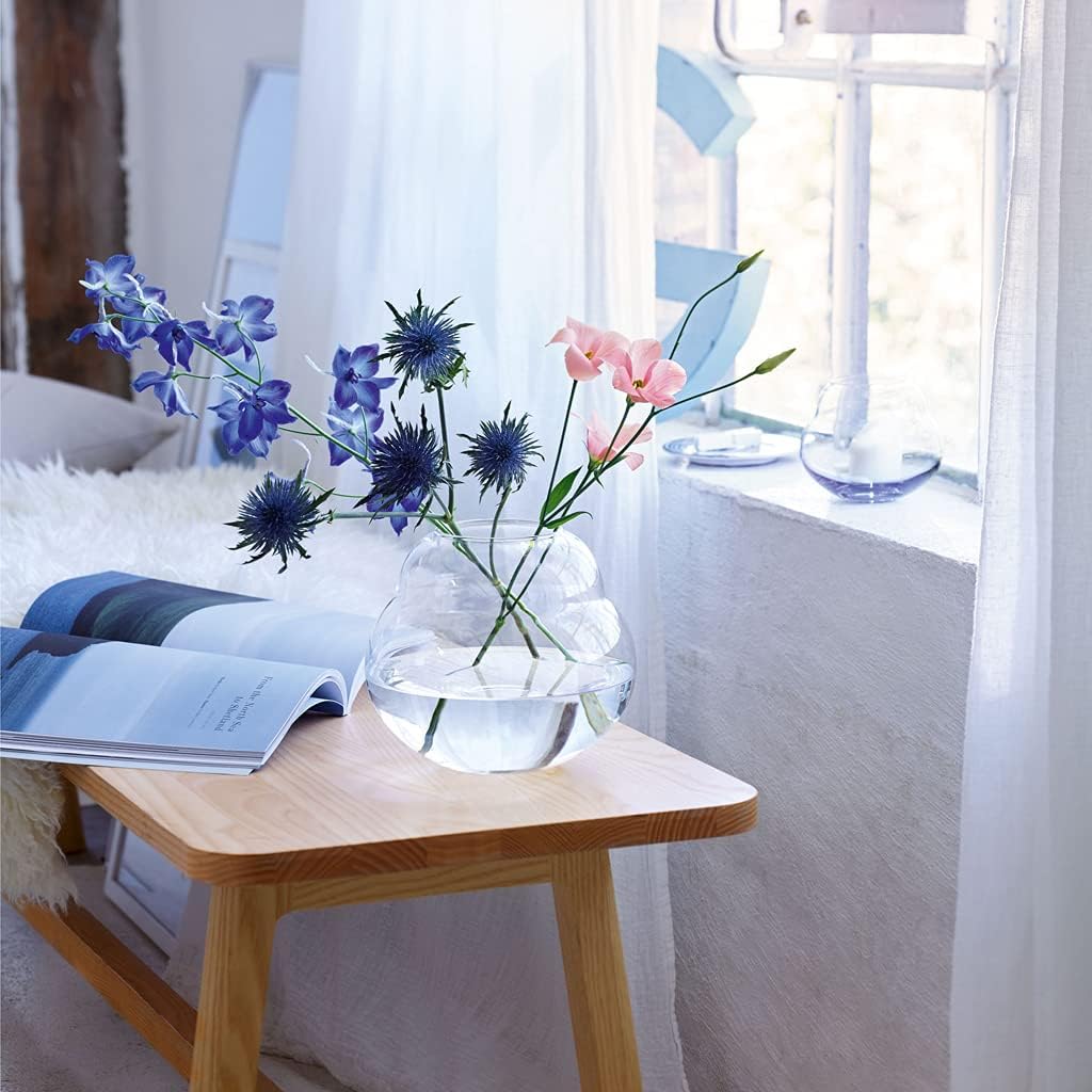Villeroy und Boch Jolie Claire Vase, 17 cm, Kristallglas, Klar Windlicht Claire, Windlicht Claire