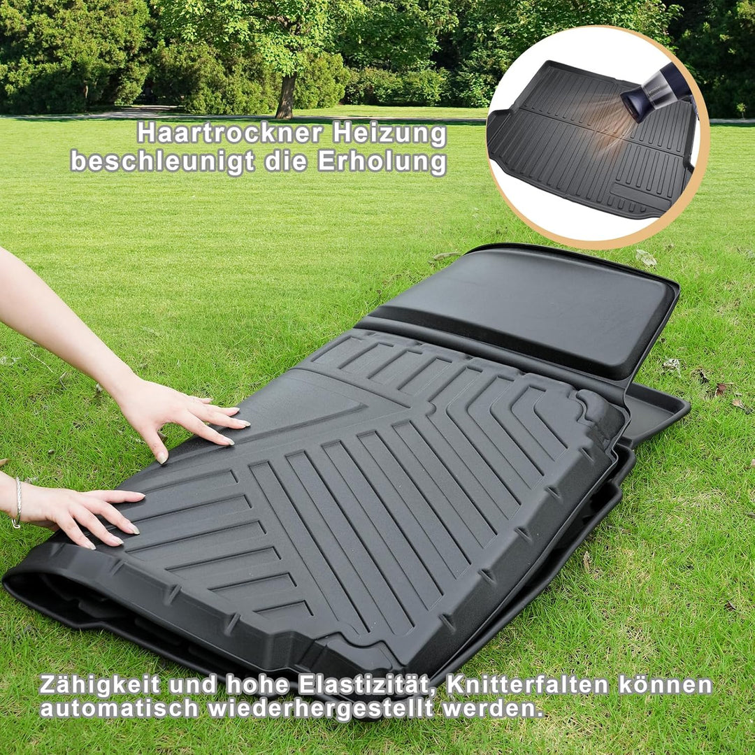 ECOZEN kofferraumwanne für BMW X3 G01 iX3/X4 G02 2018-2025 aus TPE Allwetter Original 3D-Scan Koffer